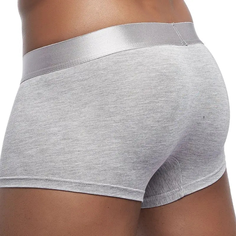 JOCKMAIL New sexy men underwear boxer solid boxershorts men Modal Soft Underpants Shorts men trunks cuecas Gay male panties